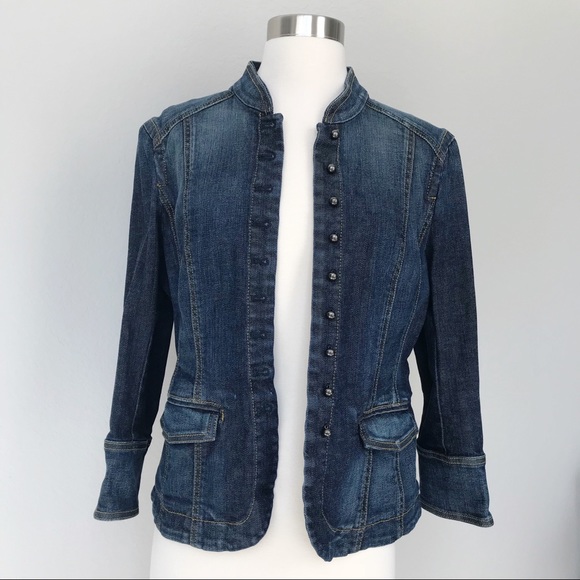 ann taylor denim jacket